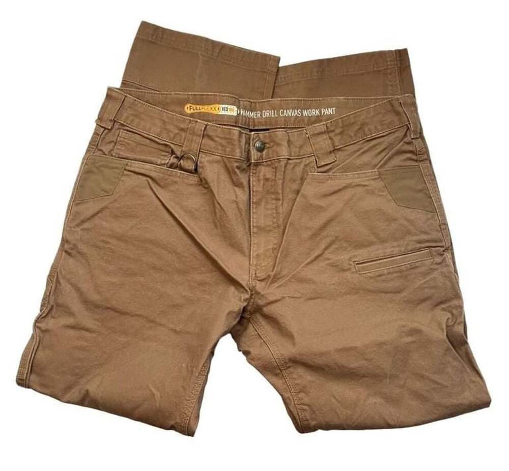Noble Outfitters Hammer Drill Canvas Work Pant Size 38x32 Brown
